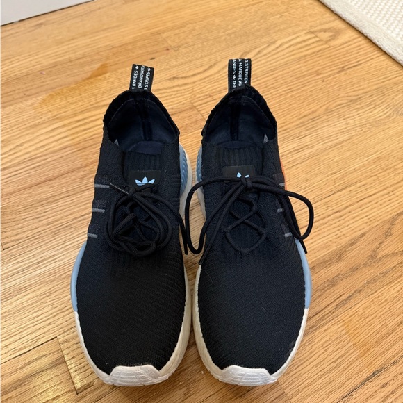 adidas NMD W1 Core Black Cloud White Clear Sky (Women's) - Picture 4 of 7